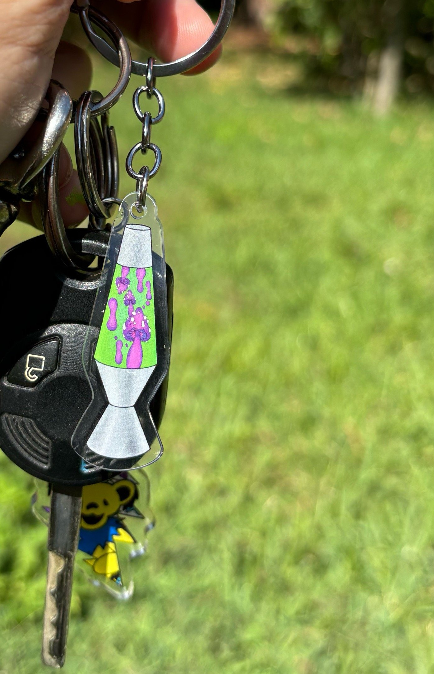 Image of Lava lamp keychain