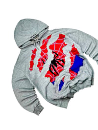 Image 1 of Reworked Webslash Ash Hoodie Size L