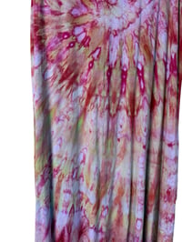 Image 3 of S Knit Pocket Tank Dress in Dragon Fruit Spiral Ice Dye