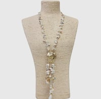 Image 1 of Tassel Long Shell Necklace