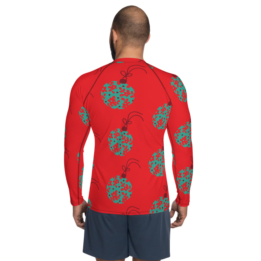 Image of Christmas Balls Men's Rash Guard