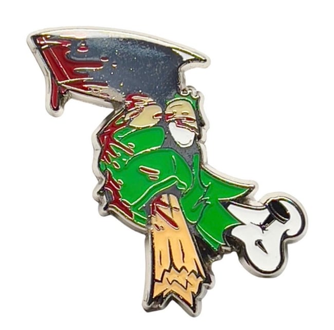 Bad To The Bone Slasher Pin - Hulk