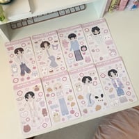 Image 1 of "Stray Kids 5O'Clock" Sticker Sheets