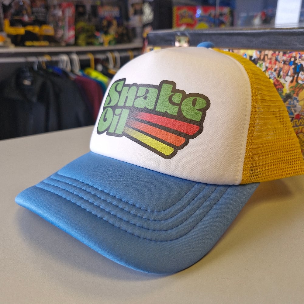 Image of Snake Oil MASK Trucker Snapback Hat