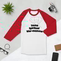 Image 5 of War-Momma 3/4 sleeve raglan shirt