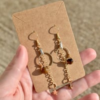 Image 2 of Cosmic Tiger Earrings