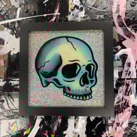 Image 1 of Skull 2.0 glass painting