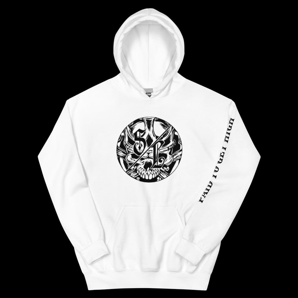 Image of SL SKULL/PTGH SLEEVE HOODIE