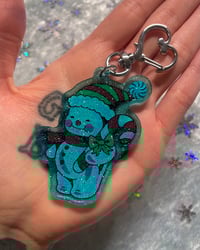 Image 3 of Snowman Keychain