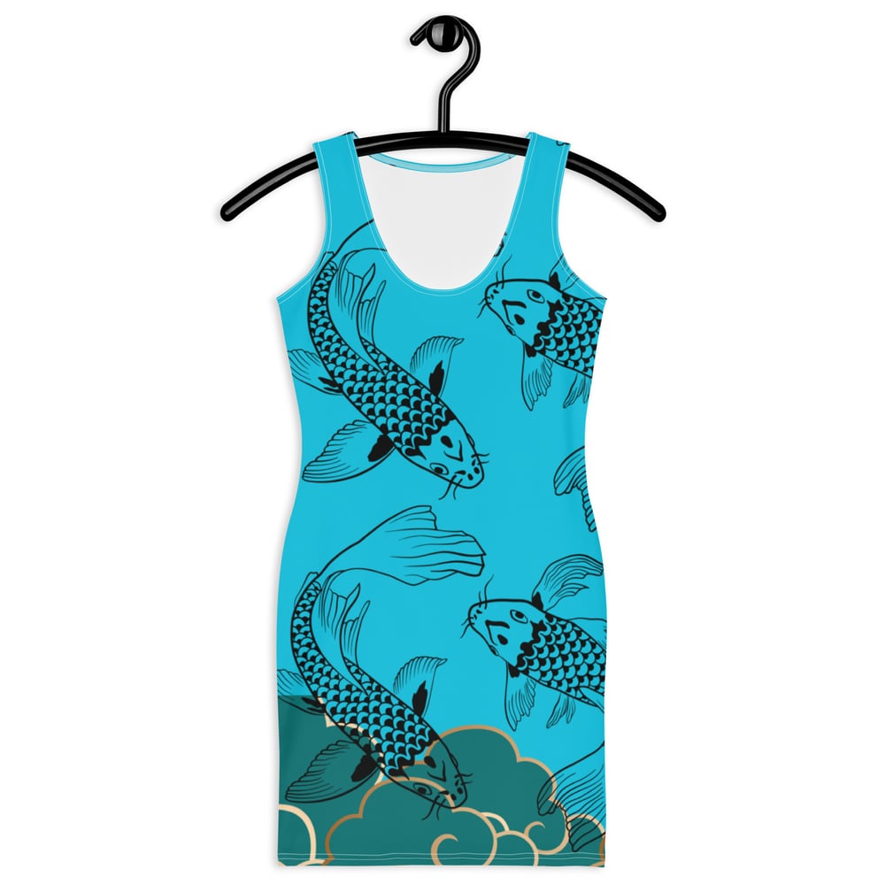 ZEN EXP - Koi Fish II bodycon dress