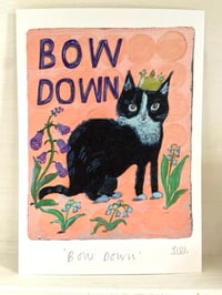 Image 1 of Bow Down print -A5
