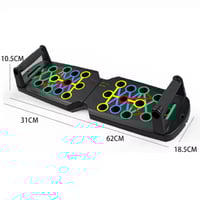 Image 1 of Foldable Push-Up Board Set for Home Gym – Portable Fitness Equipment