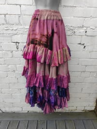 Image 16 of Wanderlust maxi skirt / bandeau Dress Pink sunset