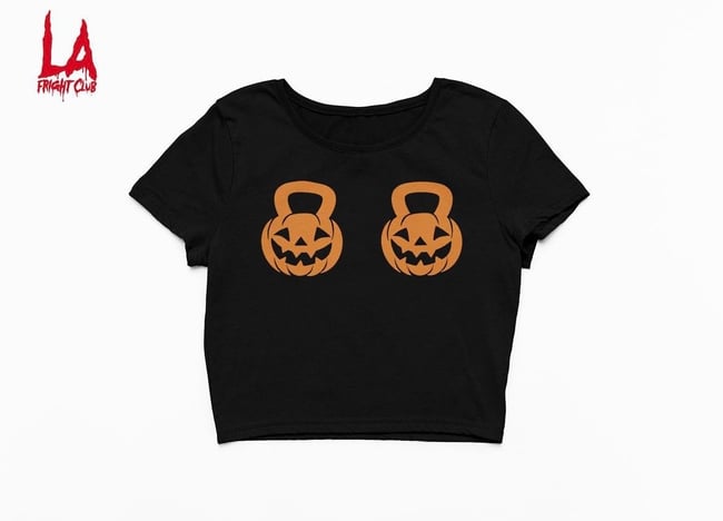 Spooky Kettle Bell Crop Top
