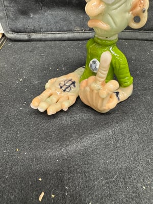 Image of ‘Fuck You,Pay Me’ Solid glass sculpture