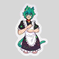 Image 2 of BNHA Kitty Maids Star Stickers