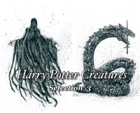 Image 1 of HP Magical Creatures Series - Series 3 ( Dementor / Basalisk )