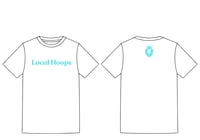 LocalHoops Bold Tee - White/Turquoise