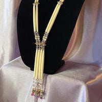 Image 4 of Mauve Bone Bead Necklace