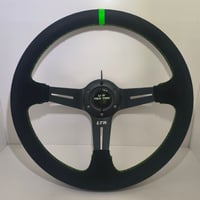 Image 1 of LTR Suede Raijin Series Steering Wheel 350mm