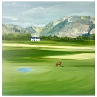 Image 1 of ‘Down By The Water Hole’ 2025 oil on canvas