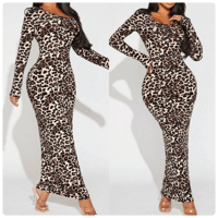 Image of Leopard bodycon dress
