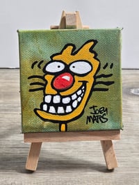 Image 4 of Spe 9 2.5x2.5 Inch Original Painting by Joey Mars 