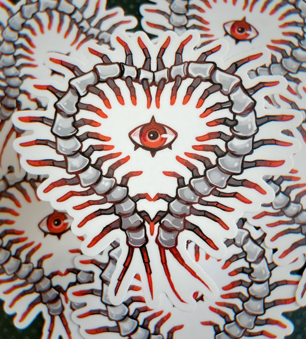 Centepede Omen | Vinyl Sticker
