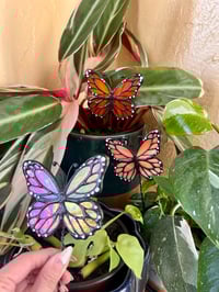 Image 1 of Monarch Butterfly plant stake 