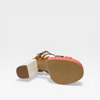 Image 7 of FLY LONDON ETIR WHITE/ORANGE MULTI