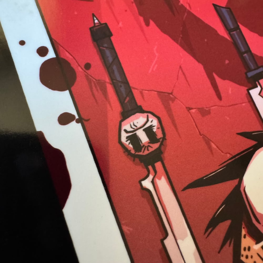 Johnny and knives Headshot - Signed copy | $Z.99