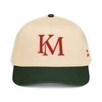 Image 2 of KMC "WBC" SnapBack (Red/Dark Green)