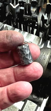 Image 2 of Iron "Rock Grind" Hammerforge Bead