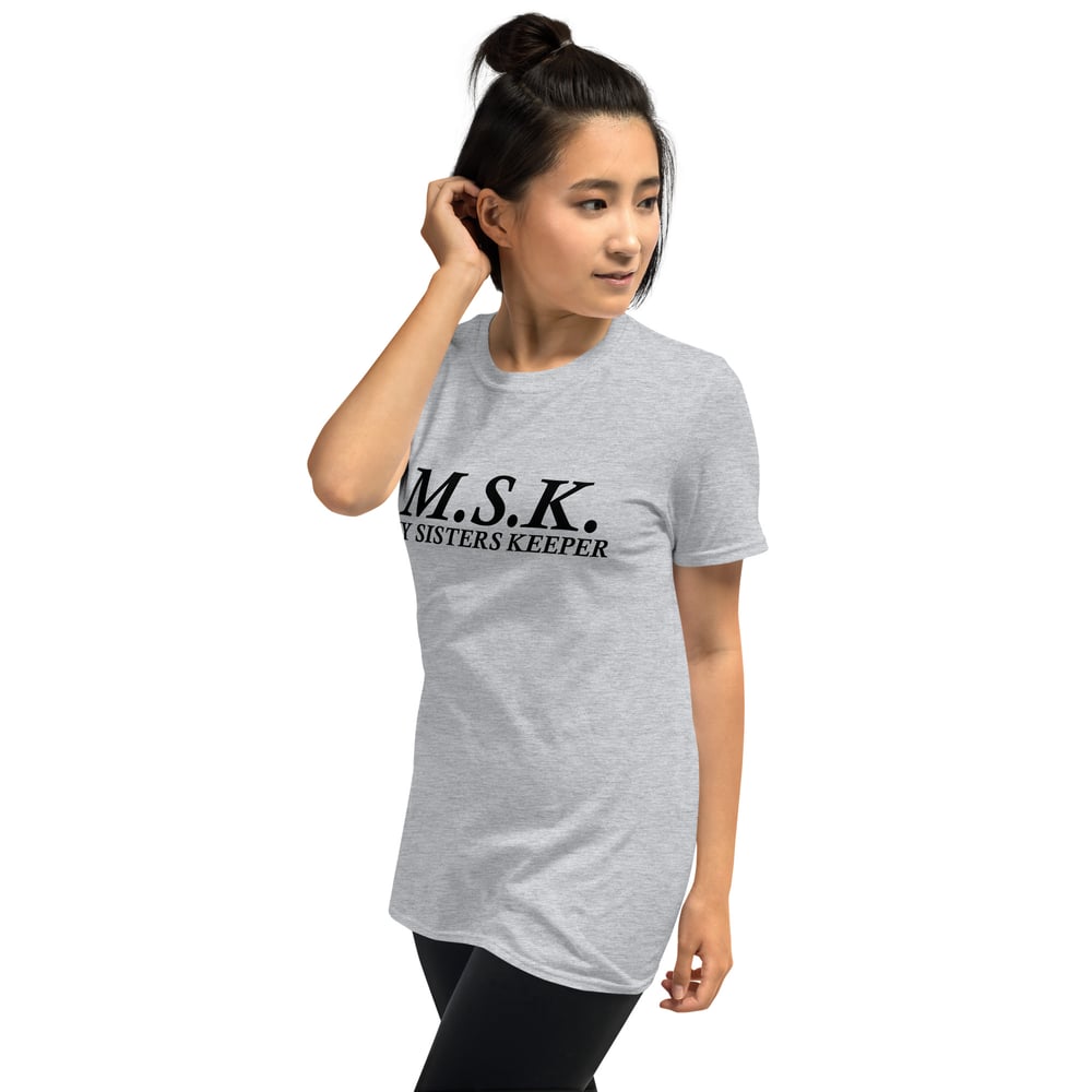 M.S.K. Black TXT Short-Sleeve Unisex T-Shirt