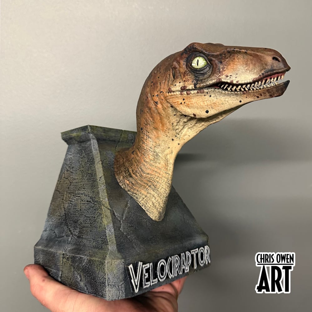 Jurassic Park - Velociraptor Nublarensis Bust