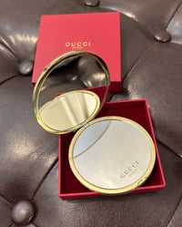 Image 1 of GG Monogram Gold mirror
