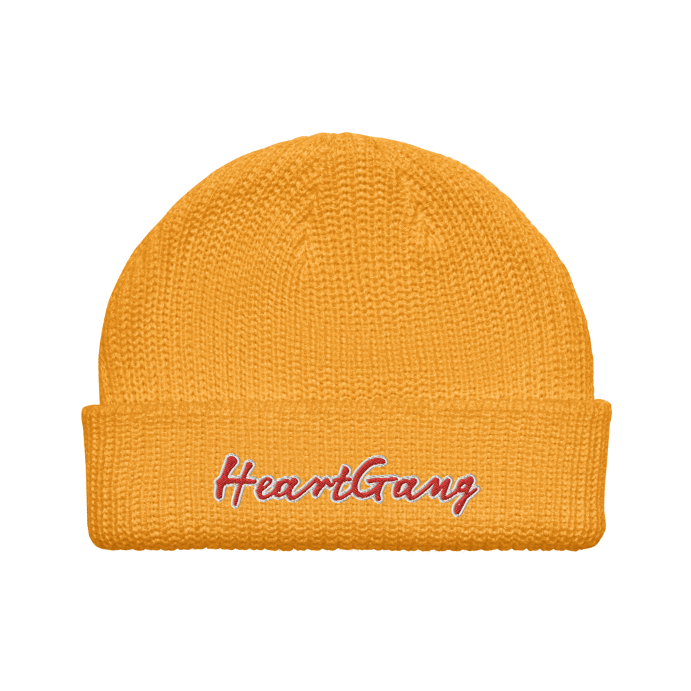 Image of Heart gang Fisherman beanie