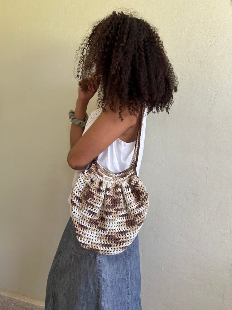 Image of ✧Chocolate Milk Mesh Market Bag