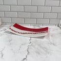 Red & White Platter