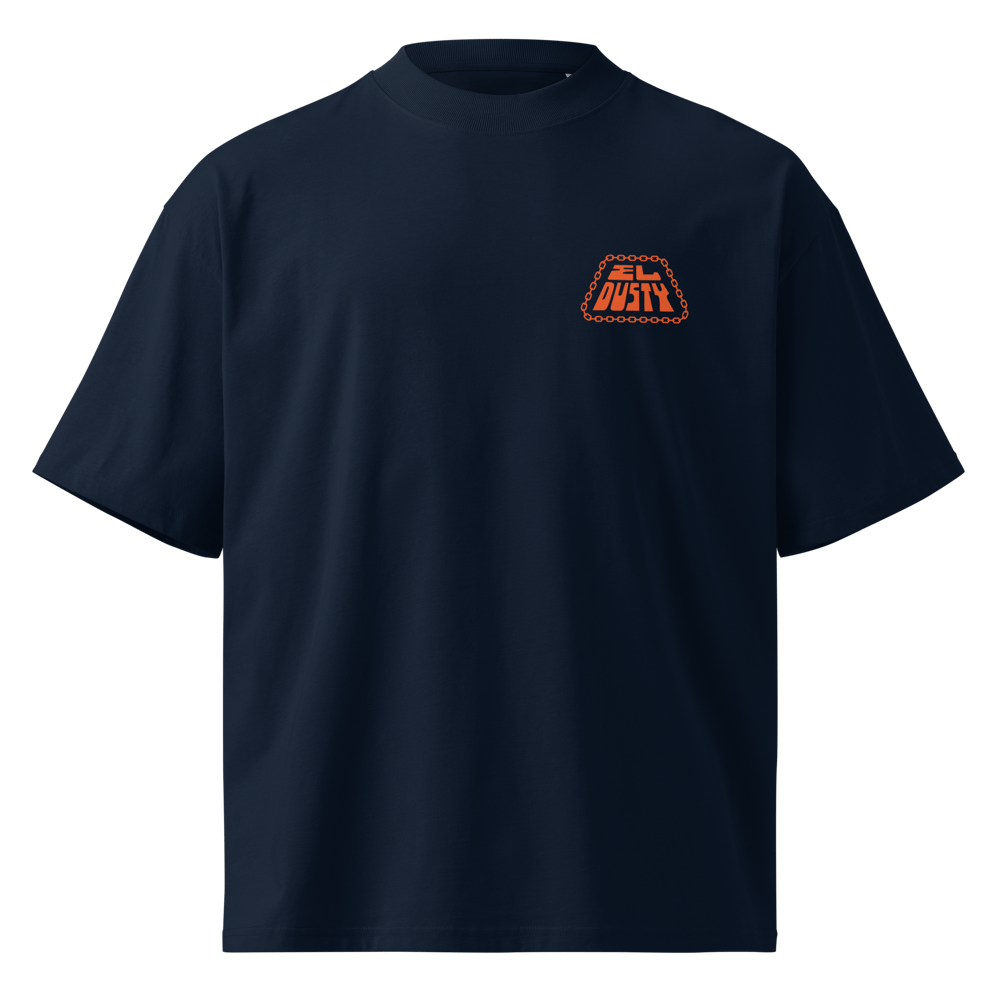 EL DUSTY CUMBIA SONIDERO Organic Oversized High Neck T-Shirt