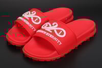 Image 2 of Red 3D slippers