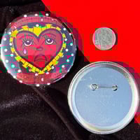 Image 3 of Forever Living With A Frown Pinback Button