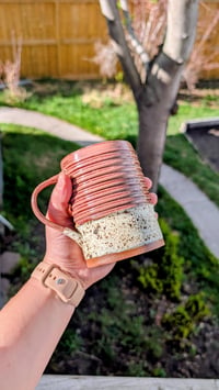 Image 2 of Every Day Mug: Dusty Rose and Birch Bark