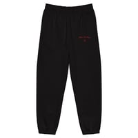 Image 3 of NEW! MDM Embroidered "Old Maroon" Heavyweight sweatpants