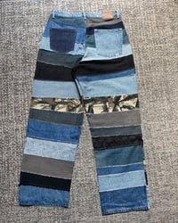 Image 2 of Baggy Recycled Denim Jeans