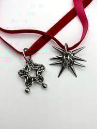 Image 1 of Flower & Flail Chokers