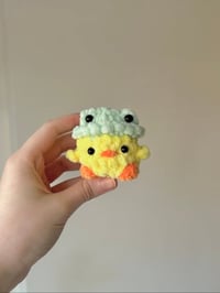 Image 4 of Chick In A Frog Hat