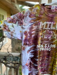 Image 2 of XL MILF Man I Love Frogs Tie Dye Shirt D8
