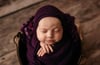 Grape Newborn Bonnet, Wrap & Layer Photogrpahy Prop Set