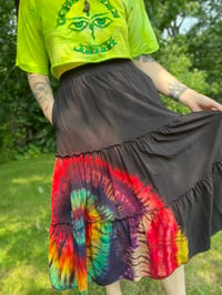Image 4 of Medium Midi Tie Dye Skirt